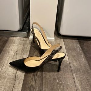 Nine West unique size 8 slingback heels- great condition